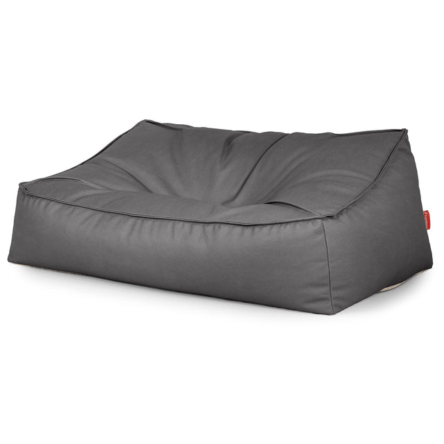 Le Canapé Pouf Doudou - Cuir Végan Gris 03