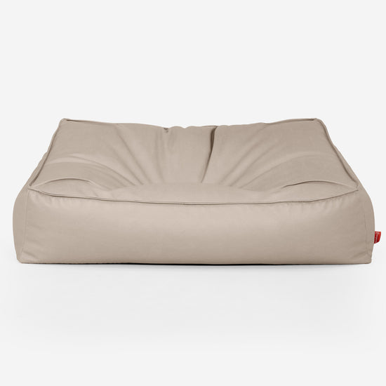 Le Canapé Pouf Doudou - Cuir Végan Ivoire 01