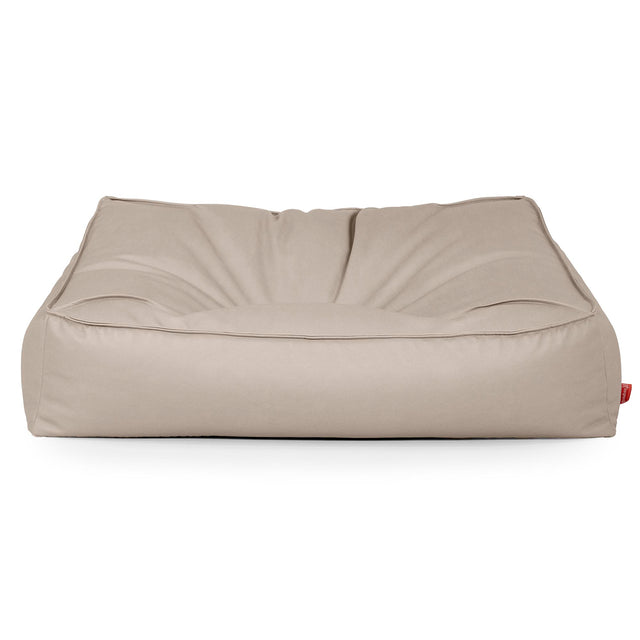 Le Canapé Pouf Doudou - Cuir Végan Ivoire 01