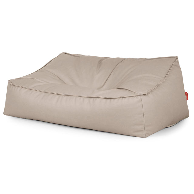 Le Canapé Pouf Doudou - Cuir Végan Ivoire 03