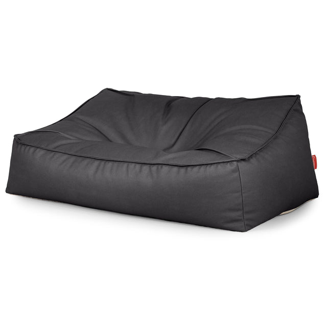 Le Canapé Pouf Doudou - Cuir Végan Noir 03