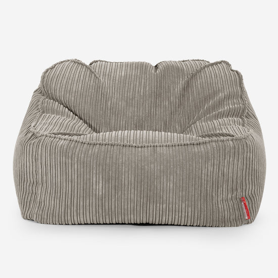Le Pouf Doudou - Côtelé Vison 01