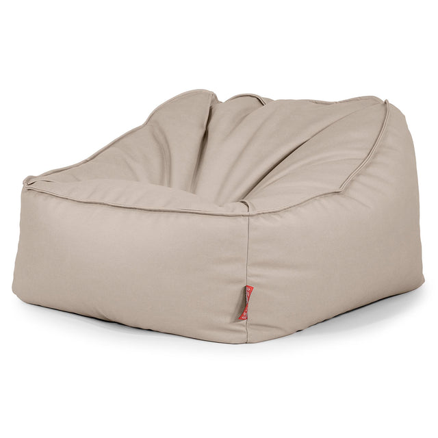 Le Pouf Doudou - Cuir Végan Ivoire 03