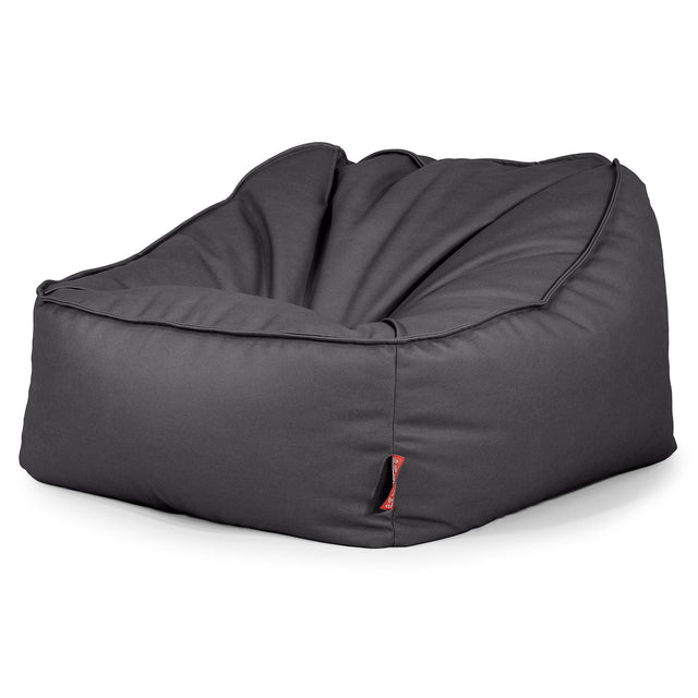 Le Pouf Doudou - Cuir Végan Noir 03