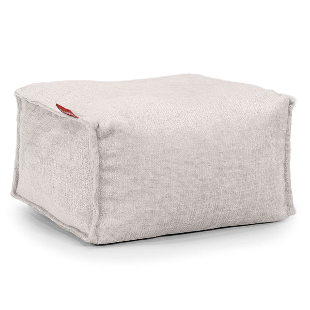 Petit Repose Pied - Chenille Crème 01
