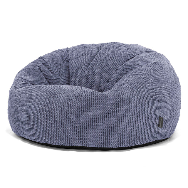 Pouf Canapé Classique - Pompon Violet 01