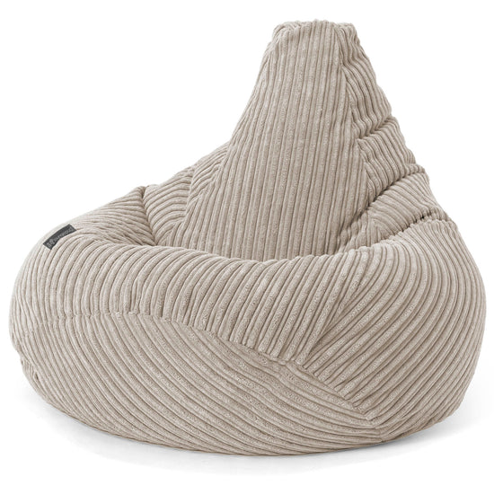 Pouf Gamer pour Enfant 6-14 ans - Côtelé Vison 03