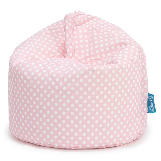 Pouf Enfant - Imprimé Rose à Pois 01
