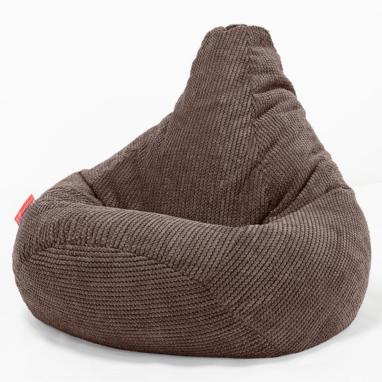 Pouf Poire Gamer - Pompon Chocolat 02