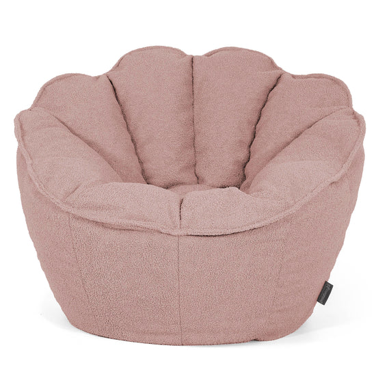 Pouf Fauteuil Natalia Sacco - Bouclé Rose_01