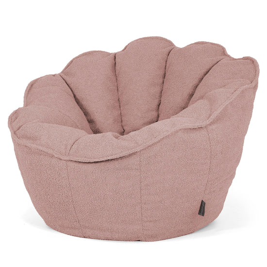 Pouf Fauteuil Natalia Sacco - Bouclé Rose_02