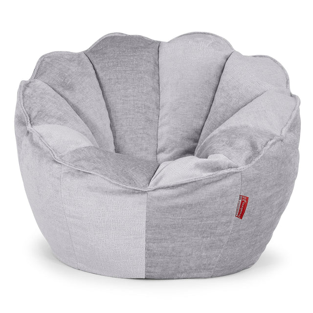 Pouf Fauteuil Natalia Sacco - Chenille Gris 01