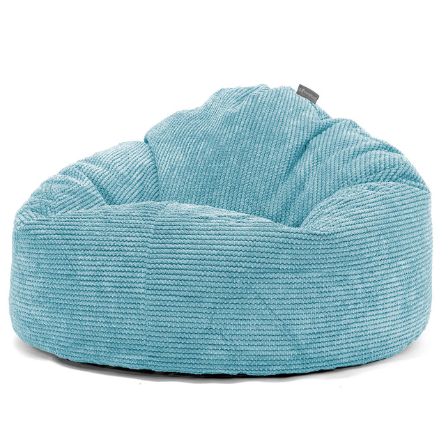 Pouf Poire, Archi - Pompon Mer Égée 01