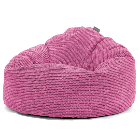 Pouf Poire, Archi - Pompon Rose 01