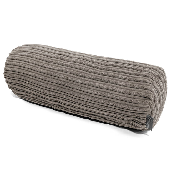 Traversin 20 x 55cm - Côtelé Anthracite 01