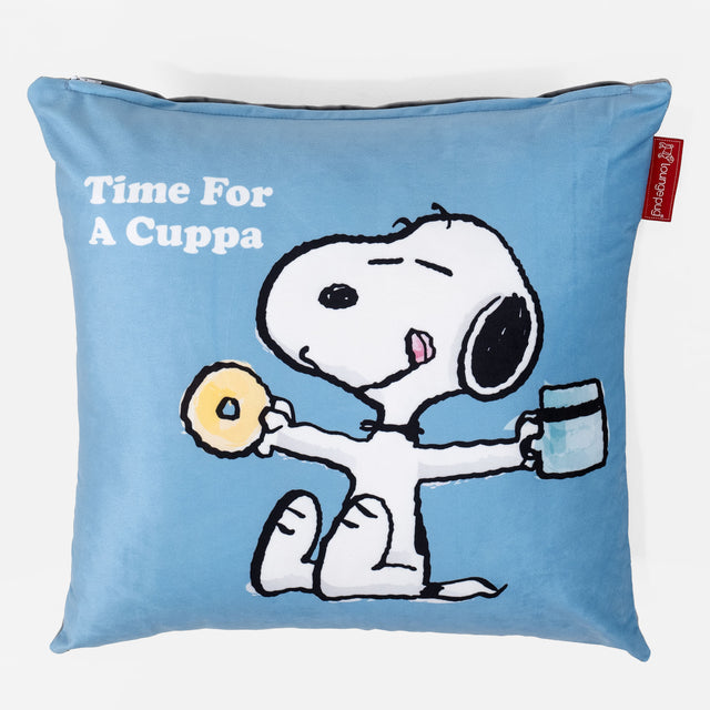 Snoopy Housse de Coussin 47 x 47cm - Tasse de Thé 01