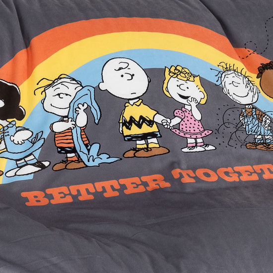 Snoopy Le Canapé Pouf Doudou - Arc-en-ciel 03