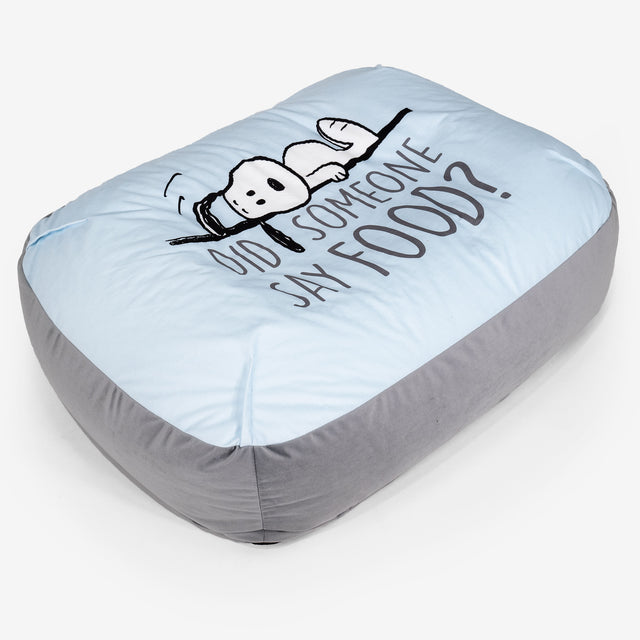 Snoopy Le Doudou, Lit pour Chien, Taille Large - Affamé 01