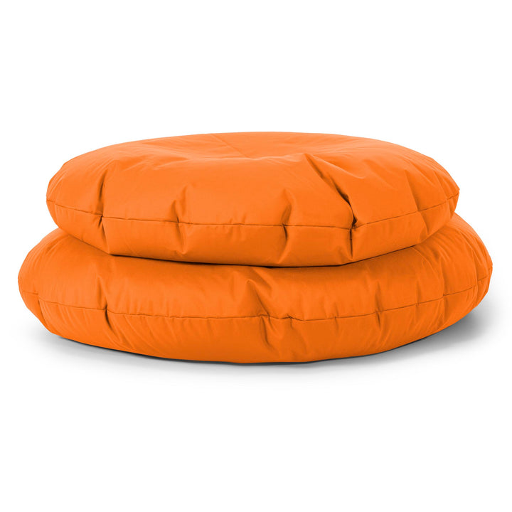Flexforma Pouf Rond pour Enfant 2-14 ans - Entretien Facile Orange 03