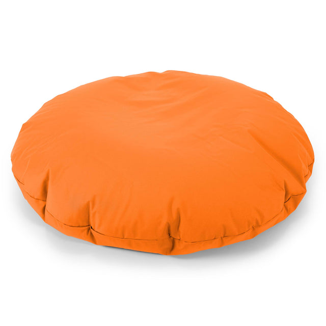 Flexforma Pouf Rond pour Enfant 2-14 ans - Entretien Facile Orange 01