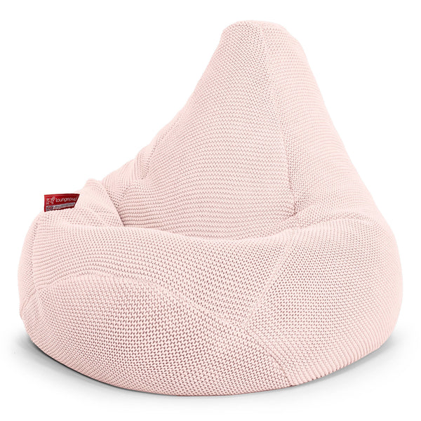 Pouf Poire Gamer - Ellos Tricot épais Bébé rose