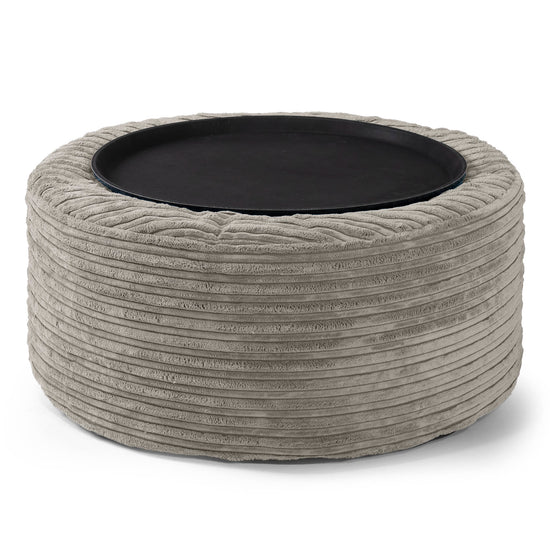 Pouf Ottoman avec Plateau - Vison 02