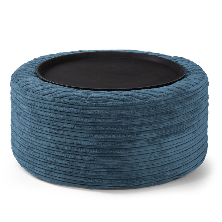 Pouf Ottoman - Bleu Marine 02