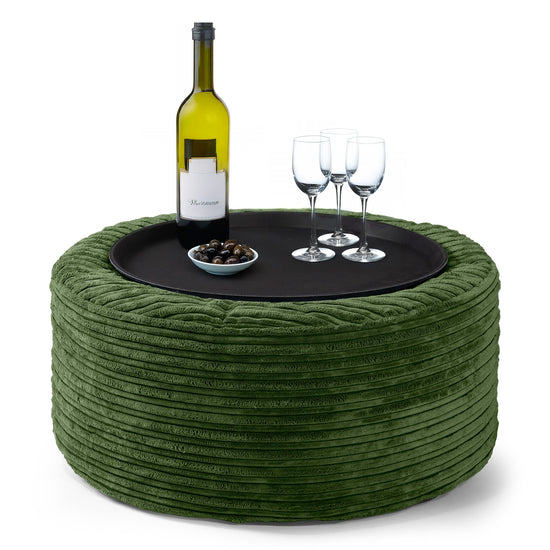 Pouf Ottoman - Vert Forêt 01
