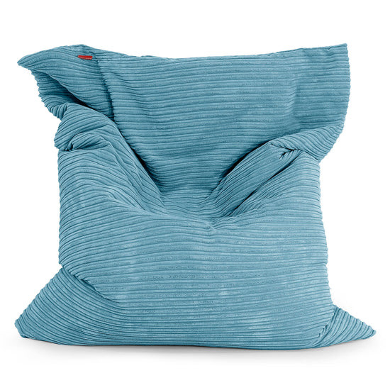 Pouf Géant XXL - Côtelé Mer Égéé 01