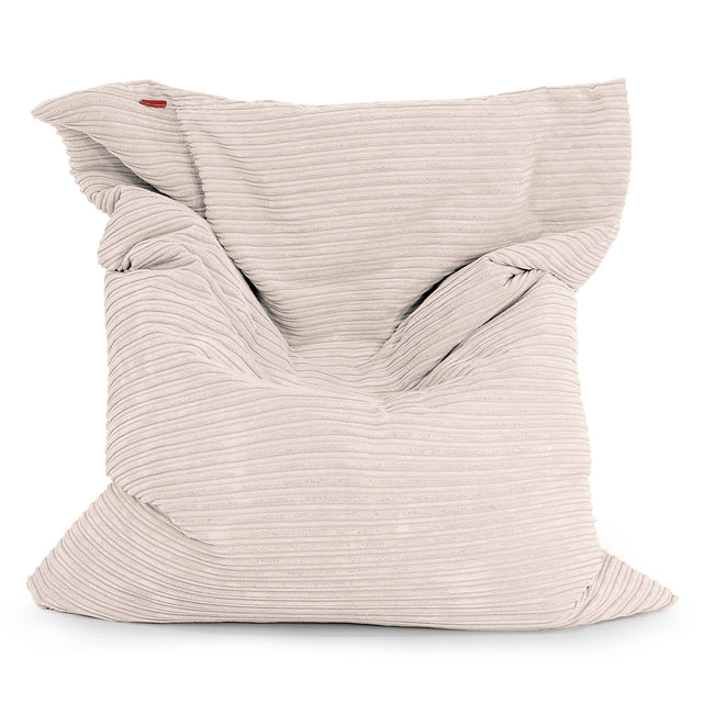 Pouf Géant XXL - Côtelé Ivoire 01