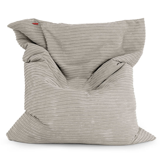 Pouf Géant XXL - Côtelé Vison 01