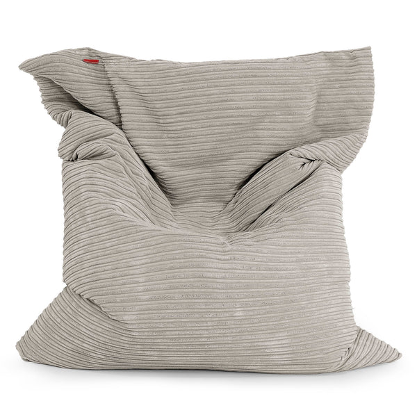 Pouf Géant XXL - Côtelé Vison 01