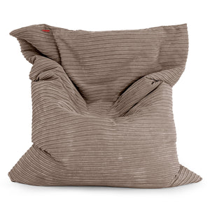 Pouf Géant XXL - Côtelé Moka