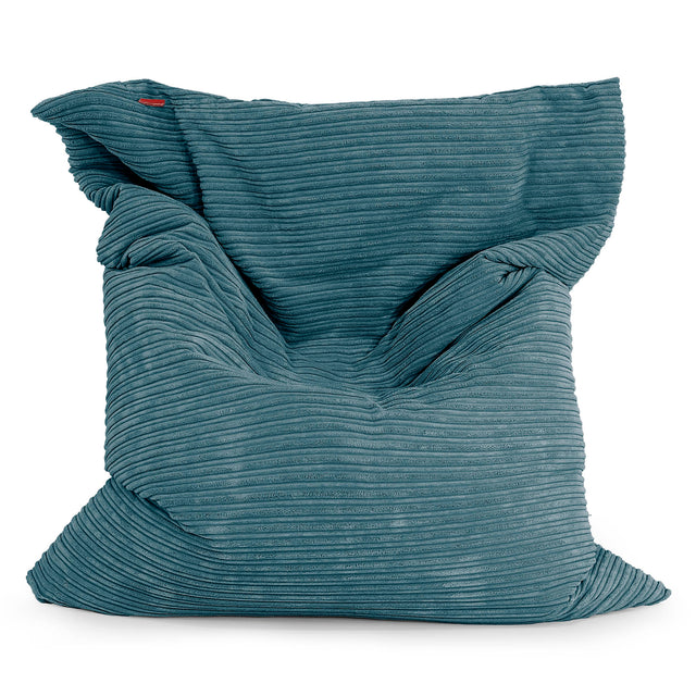 Pouf Géant XXL - Côtelé Noir 01