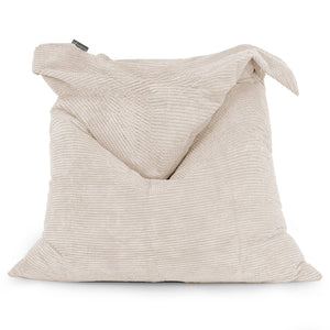 Pouf Géant XXL - Pompon Crème