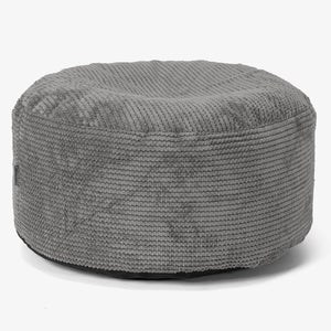 Grand Repose-pied Rond - Pompon Anthracite