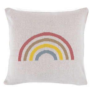 Housse de Coussin 47 x 47cm - Tricoté Arc-en-ciel