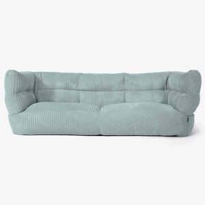 Canapé Pouf Albert 3 places 2.0 - Côtelé Vert Menthe