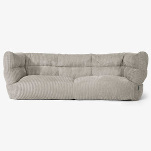 Canapé Pouf Albert 3 places 2.0 - Côtelé Vison
