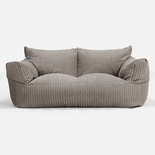 Joséphine Canapé Pouf - Côtelé Grège 02