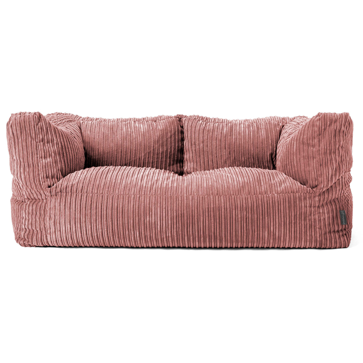 Louis Pouf Fauteuil Design - Côtelé Pêche main image 1