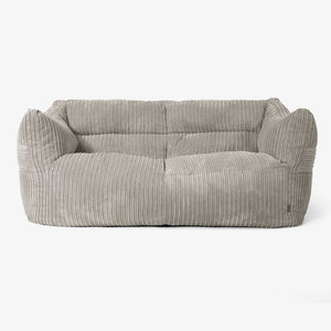 Canapé Pouf Victor - Côtelé Vison