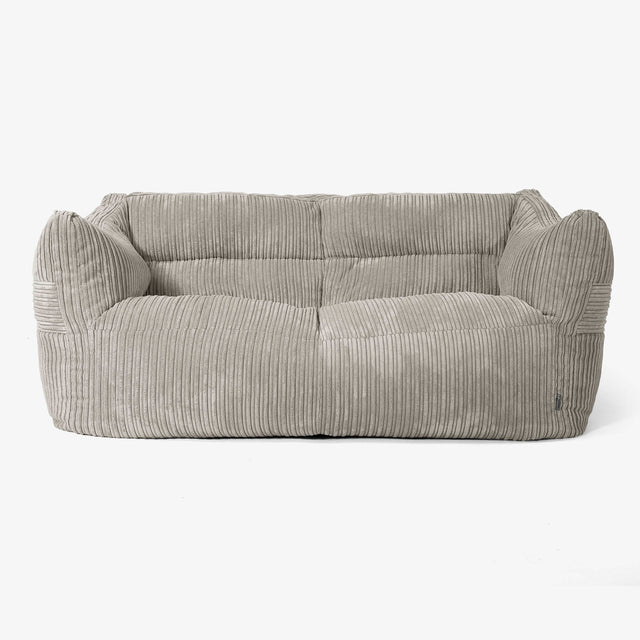 Canapé Pouf Victor - Côtelé Vison 01