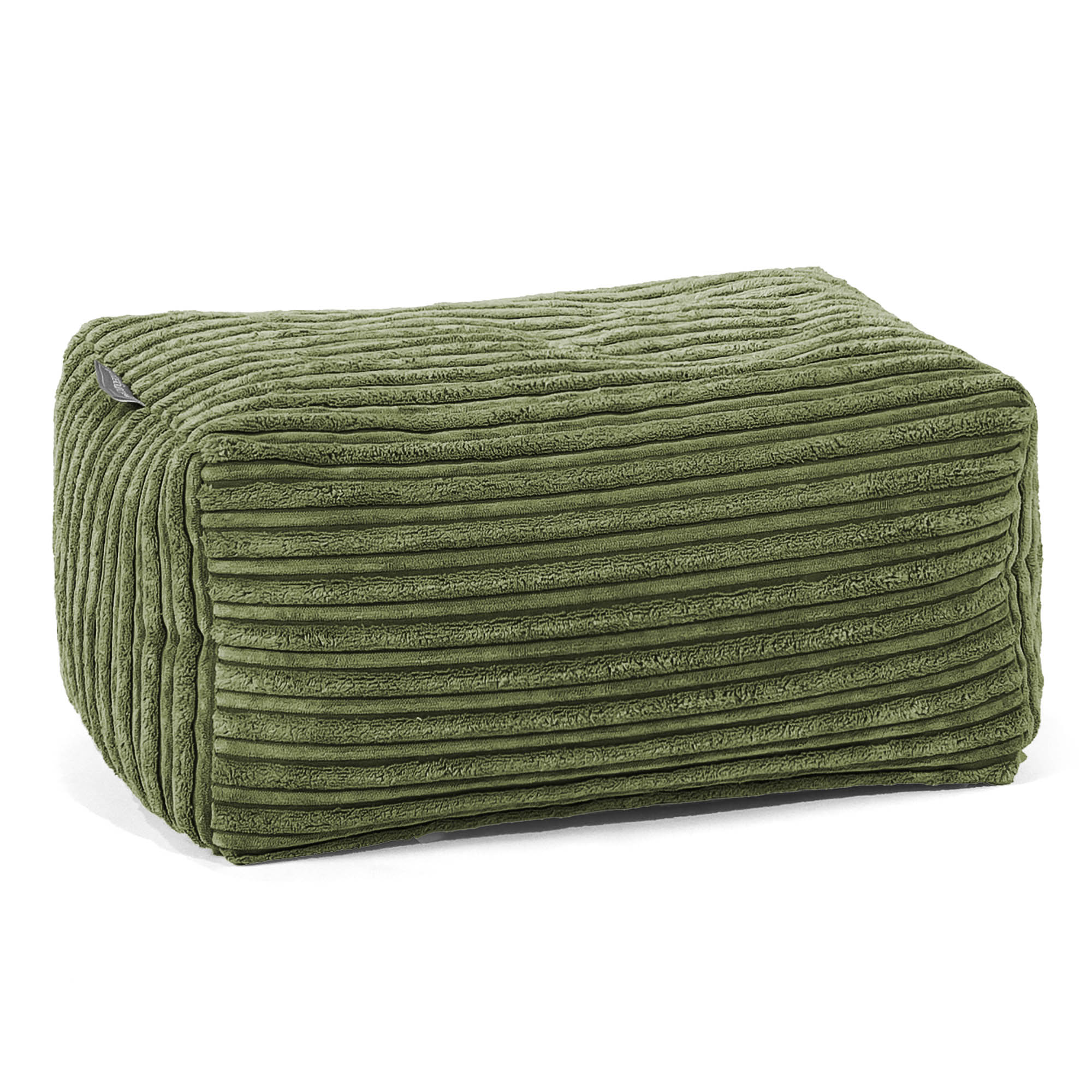 Carré pouf ou repose pied en rotin