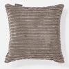 Housse de Coussin 47 x 47cm - Côtelé Grège 01