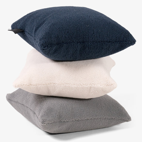 Coussin Chauffant 45 x 45cm - Sherpa Crème 03