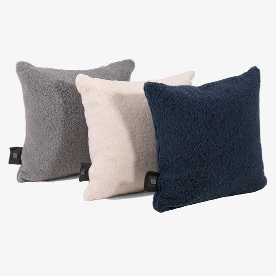 Coussin Chauffant 45 x 45cm - Sherpa Crème 04