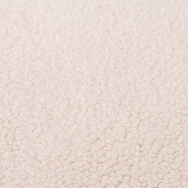 Coussin Chauffant 45 x 45cm - Sherpa Crème Fabric Close-up Image