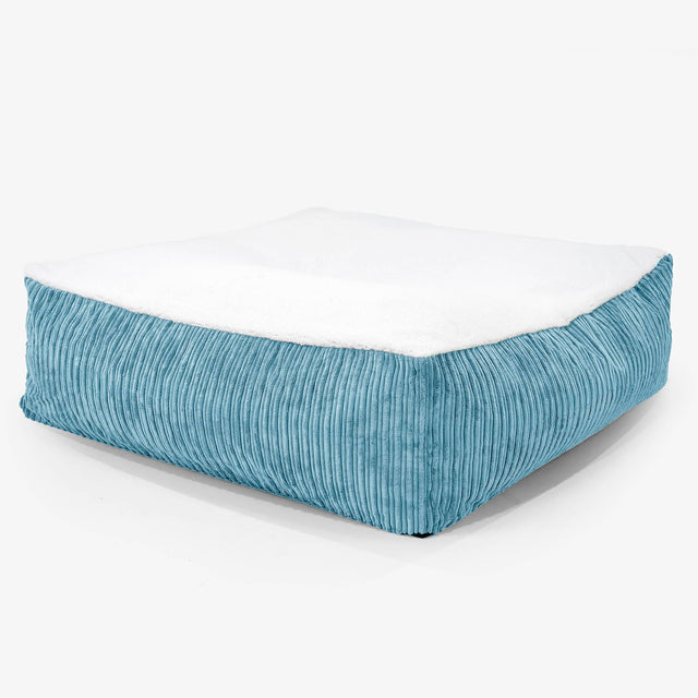 Le Matelas Géant pour Chien, Taille XXL Housse de Remplacement - Sherpa & Côtelé 01
