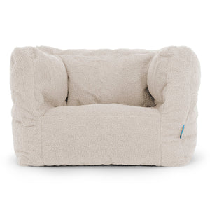 Fauteuil Pouf Albert pour Enfant 1-5 ans - Bouclé Ivoire